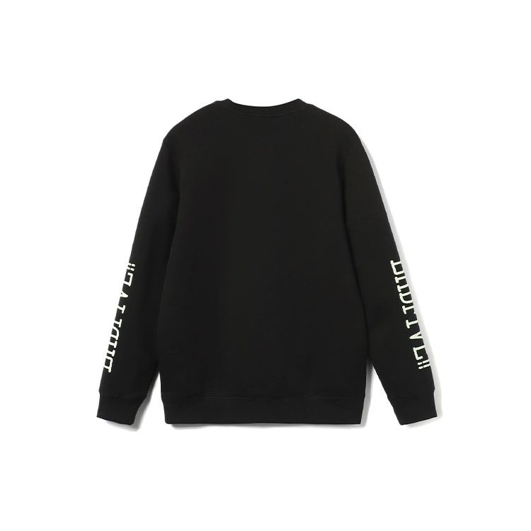 Li-Ning Printed Logo Pullover Sweatshirt Men sweatshirt Black AWDR413-1