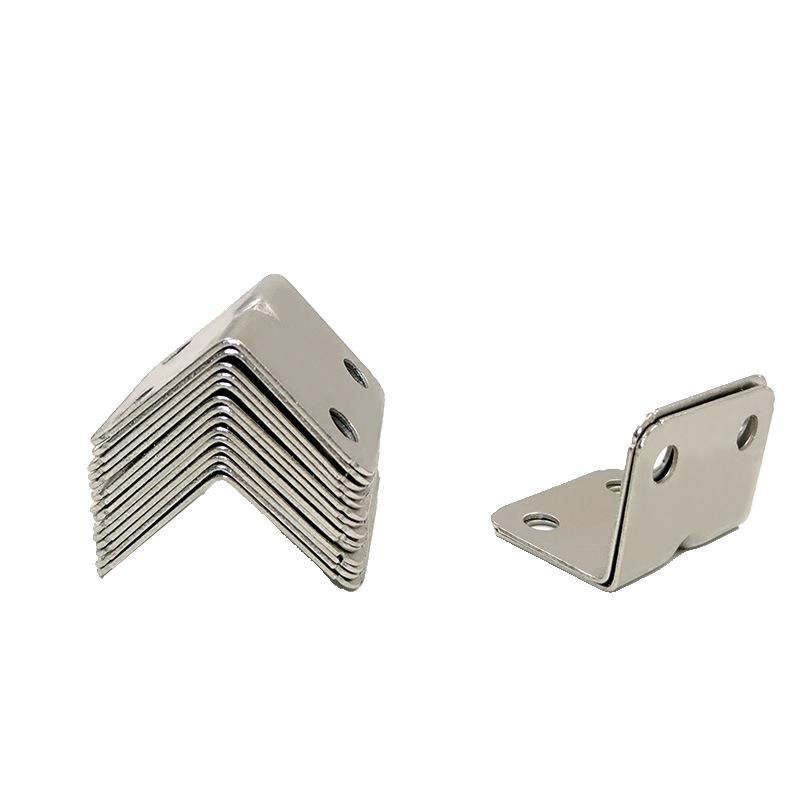 10Pcs Thickened Stainless Steel Triangle Bracket Fixed 90 Degree Right Angle Partition Furniture Hardware Connector Accessories