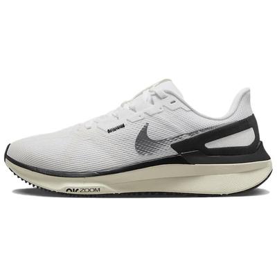Air Zoom Structure 25 White Sail Black Damen-Sneaker lässig DJ7884-104