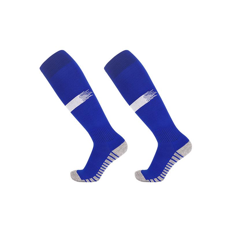 

Взрослые и детские нескользящие футбольные носки с высоким верхом - Дышащая махровая подошва, Осень/Зима, Длинные спортивные носки M (fits shoe size 34-38)