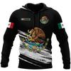 2025 Europe, America, Europe and America men's sweater Mexico logo boys sweater 3D printing autumn and winter hooded sweater