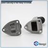 304 Stainless Steel Triangle Door Stopper with Anti-Collision Rubber for Bathroom and Room Doors