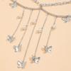 Sexy Metal Star Butterfly Waist Chain Beach Wind Waist Chain Pearl Chain Tassel Body Chain
