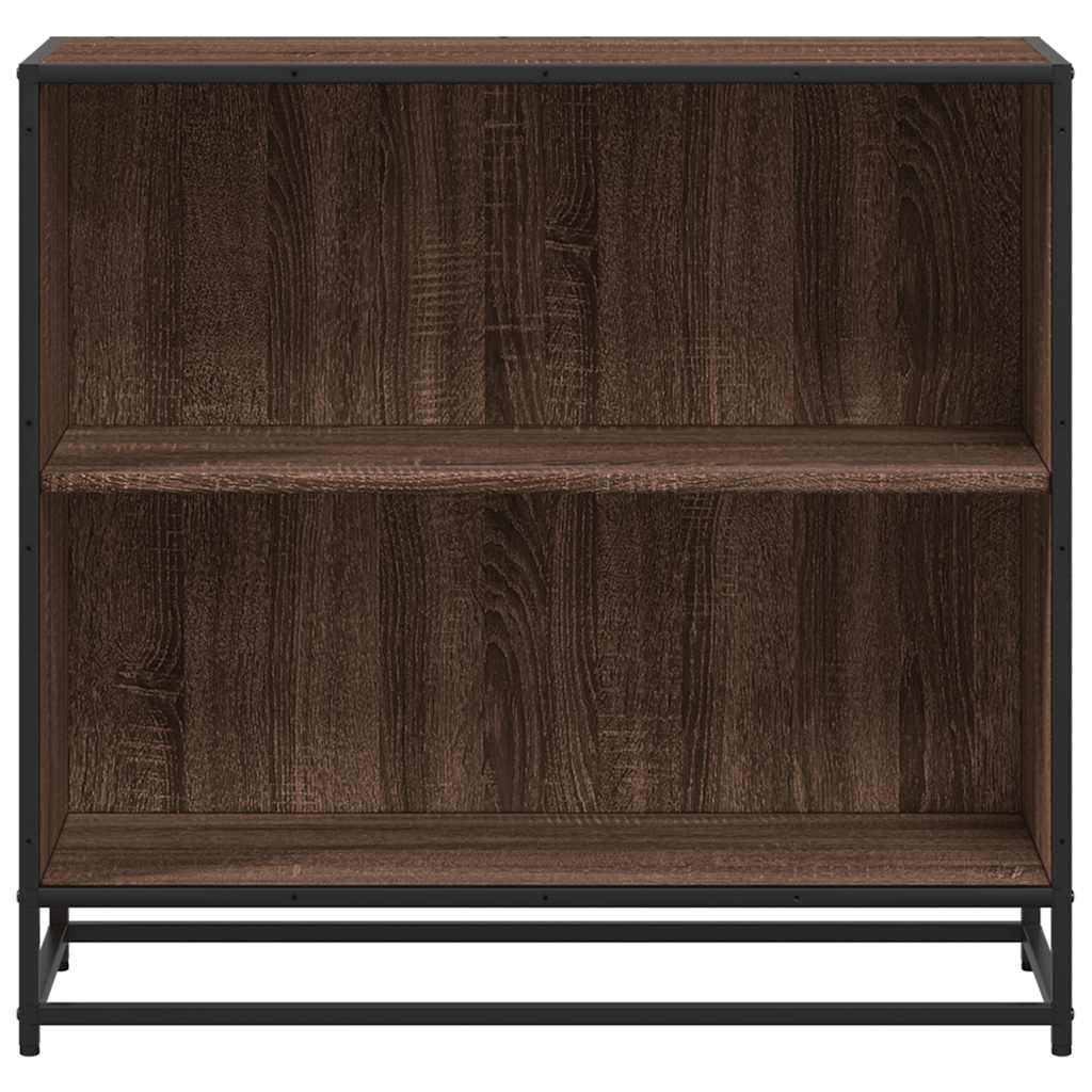 Bookshelf Brown Oak Effect 80.5 x 35 x 76 cm Particleboard