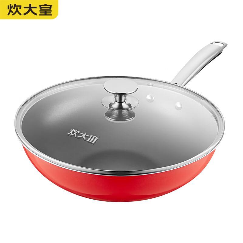 COOKER KING Titanium Shield 304 Stainless Steel 32cm Non-stick Wok