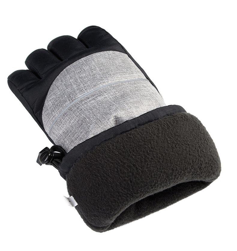 Winter Warm Touchscreen Electric Heating Gloves for Outdoor Cycling and Skiing - Waterproof