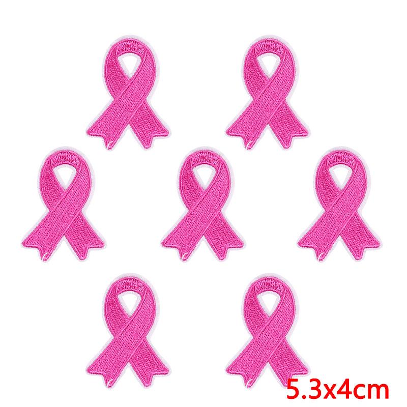 10PCS Wholesale Pink Bow Crown Lips Embroidery Patches For Clothing DIY Thermoadhesive Patches On Clothes Iron On Patch Backpack