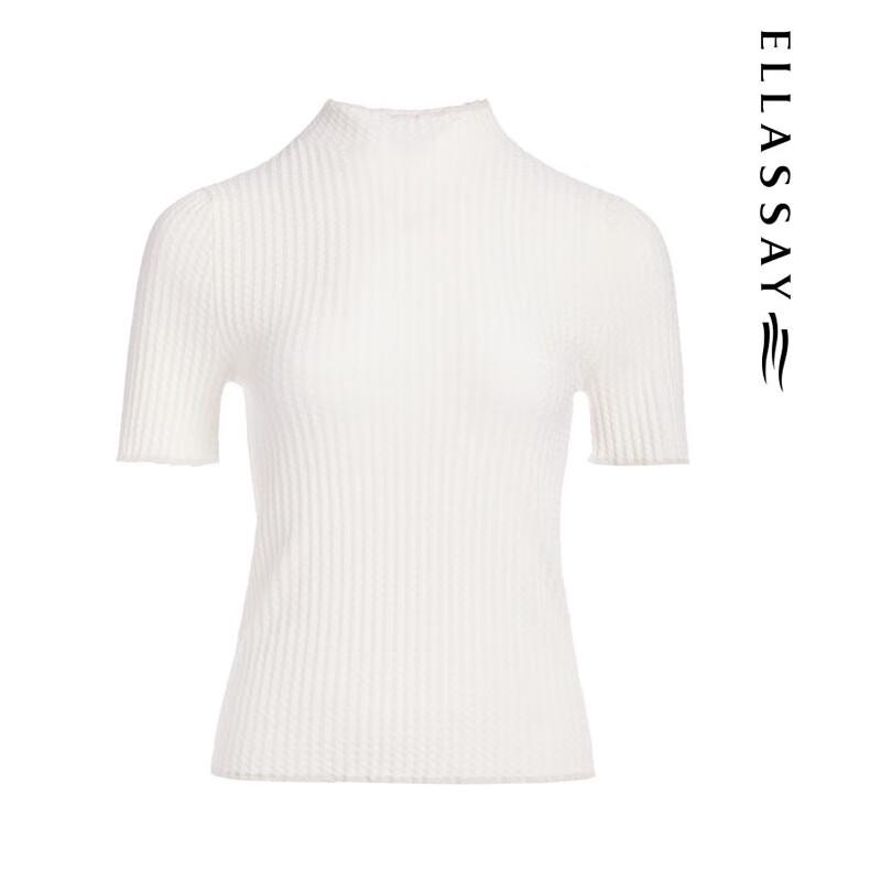 ELLASSAY Women's Spring Mock Neck Knit Sweater EWE351M08100
