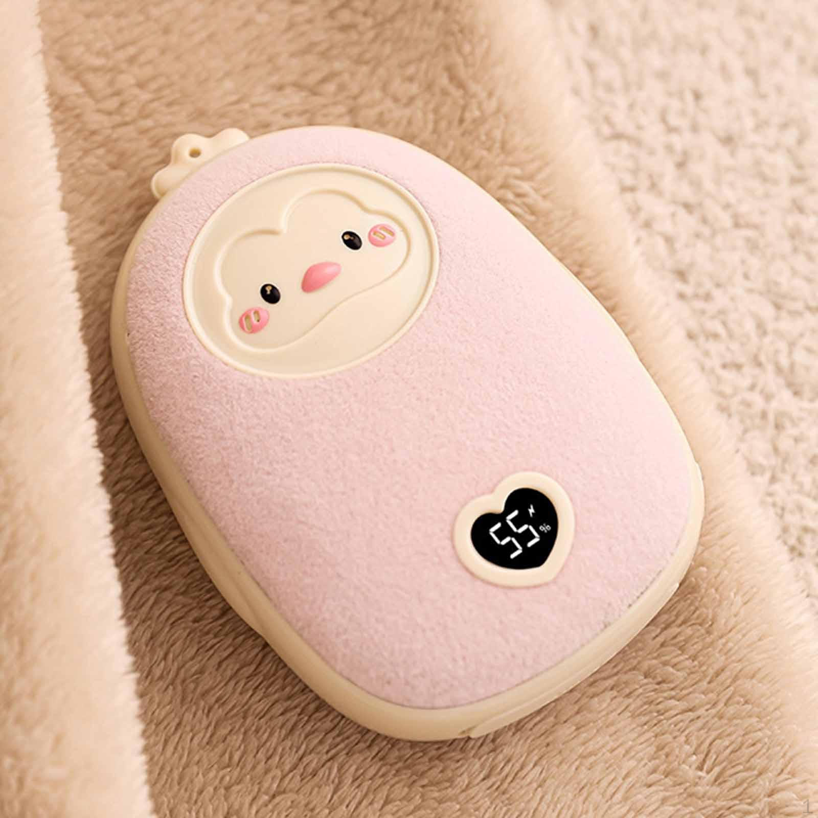 

Electric Hand Warmer Gift Indoor 3 Temperature Settings Adjustable Portable Pocket Heater for Office світло-рожевий колір