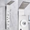 ALENARTWATER Bathroom Shower Panel LED Waterfall Shower Water Top Spray Temperature Display Faucet Back Massage with Water Tap