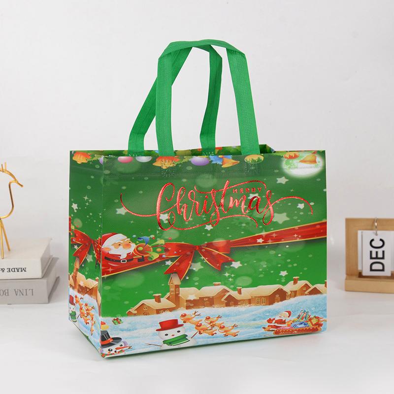 Christmas Gift Bag Santa Claus Snowman Candy Gift Packaging Bag 2025 Merry Christmas Party Home Decor Navidad Noel 2025 New Year