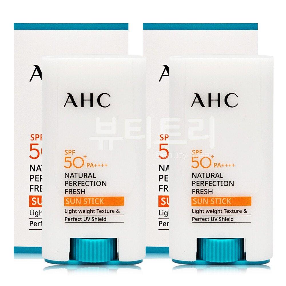 

Солнцезащитный крем AHC Natural Perfection Fresh 17 г + 17 г