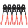 5Pcs WallMounted Garage Hooks Organization Storage Hanger for Power Tool Rope Shovel Bike Hose(Orange )