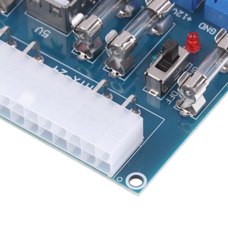 1 Piece Power Adapter Supply Test Module Power Supply Circuit Outlet Module Hu-M28W Desktop Pc Power Atx Transfer Board