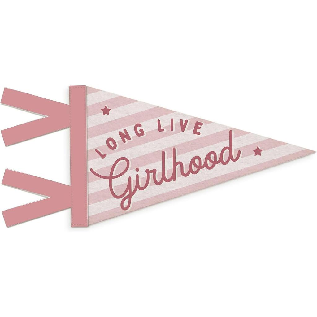 Boys Room Decor, Long Live Boyhood Wall Hanging Pennant Flag Banner, Preppy Neutral Checkerboard Wall Decorations for Nursery Toddler Boys Bedroom
