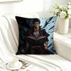 Black C-Clover Yami Sukehiro  Square Double-Sided printed Pillow Case Bedroom Bedside Pillow Sofa Cushion Cover