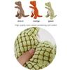 Dino Sounding Interactive Dog Toy Unbreakable Stuffed Dinosaur Dog Toys for Aggressive Chewers