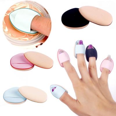 10 Pieces Mini Finger Puff Set Air Cushion Concealer Foundation Makeup Blender Women Soft Small Makeup Pad Puff Makeup Tool