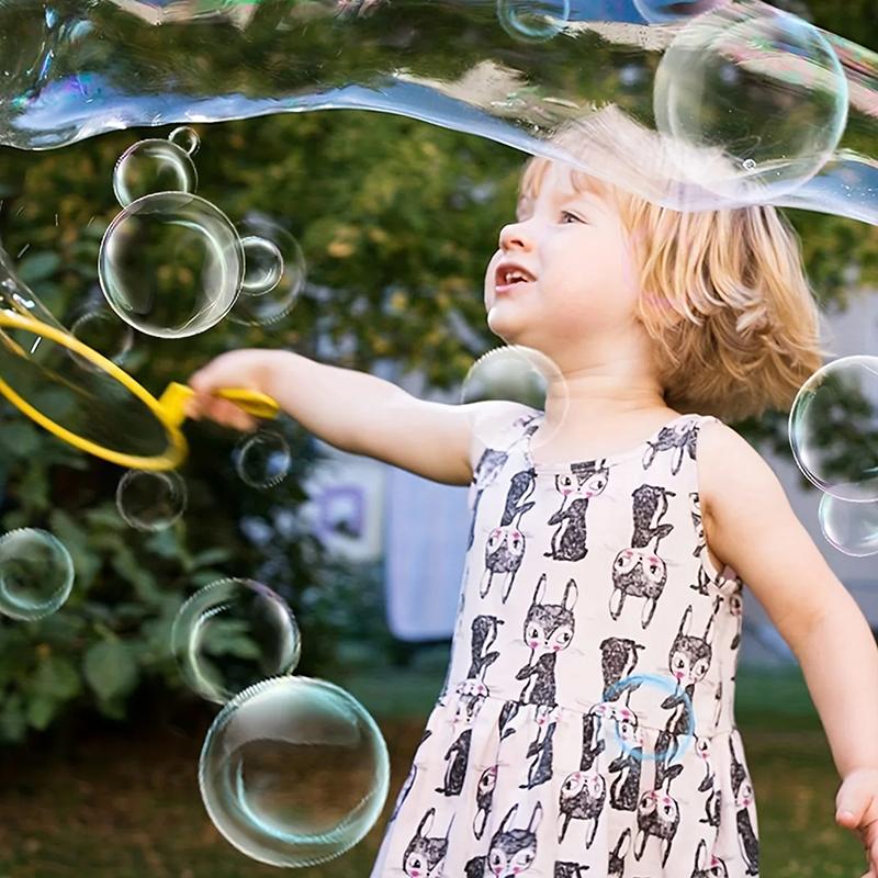 Children Big Bubbles Wand Kit Kids Toys Fancy Bubble Circle Props Parent-Child Interaction Props Outdoor Playtime Toys