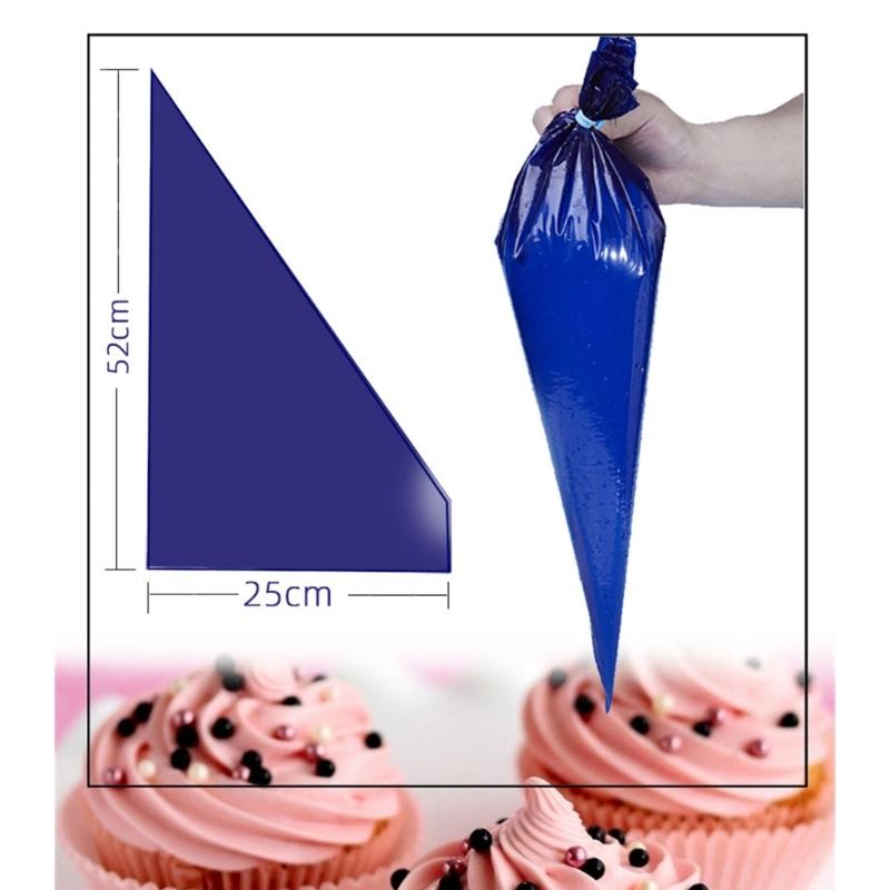 Convenient Pastry Bags Versatile Cake Decorating Bags LDPE Material Baking Piping Bags Decorating Tools for Home Baking