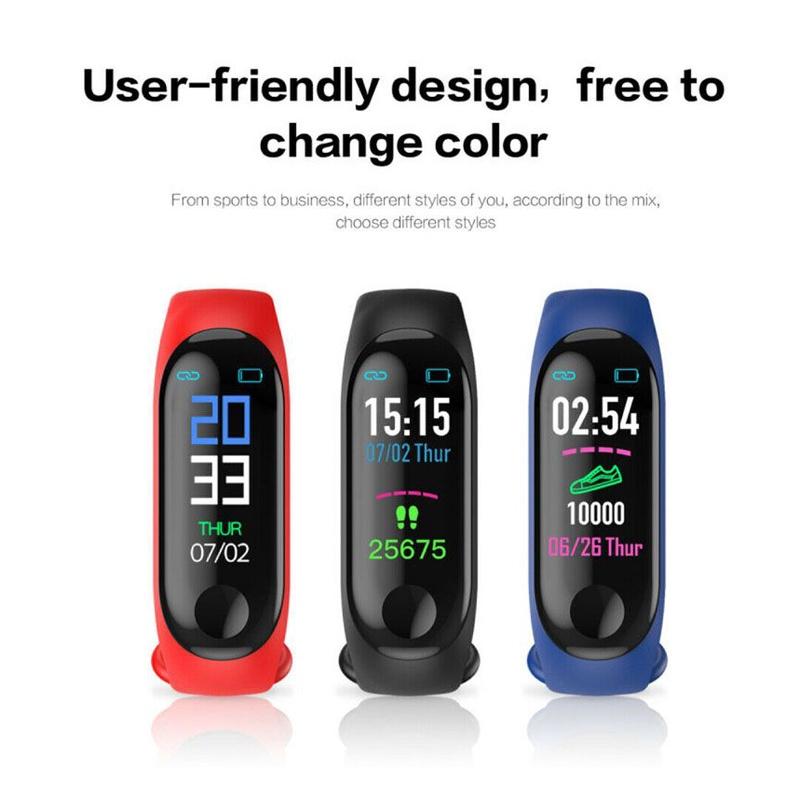 Watch Bluetooth Smart Band Bracelet Wristband Sport Fitness Tracker Phone Mate