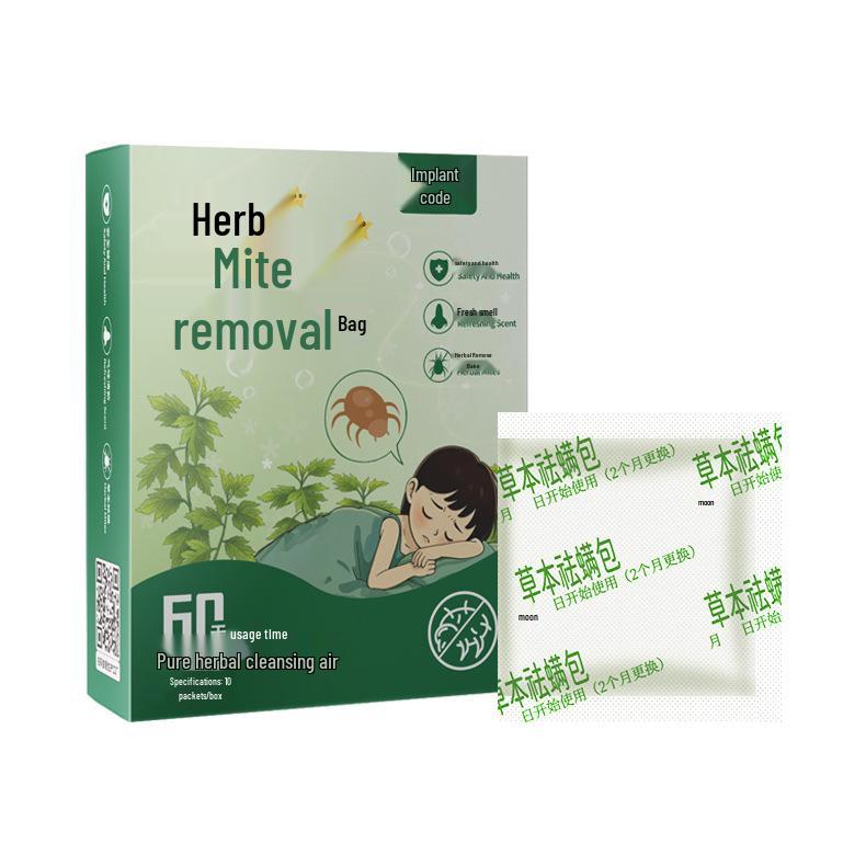 Pliculețe cu Pelin Anti-Acarieni: Pe bază de plante, Sigur pentru Femeile Însărcinate și Bebeluși, Deodorizant Îndepărtare Acarieni pentru Saltele și Lenjerie de Pat