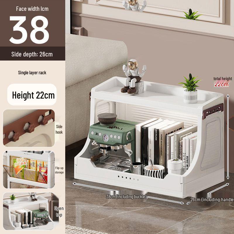 

Напольная многоярусная кухонная стойка для хранения и шкаф для закусок, игрушек и предметов первой необходимости для гостиной.