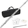J Michael Beginner Silver Plated Finish FL-300S Flute,