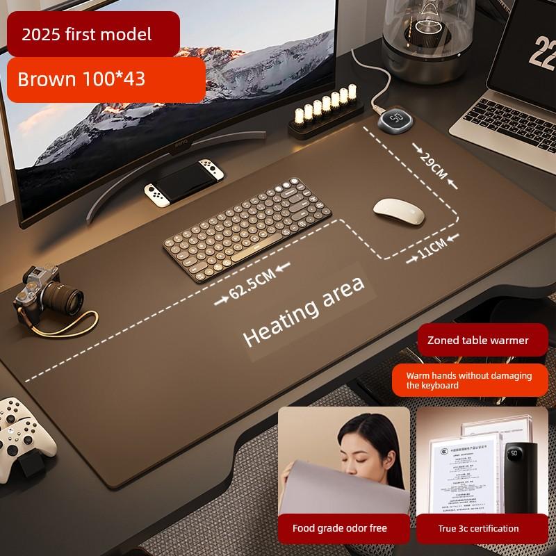 Heated Desk Mat, Extra-Large Zoned Heating