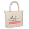 Beach Bag - PLANETEE - Insulated Beach Bag Martine On Vacation - Cotton - Large Capacity - Printed In France
