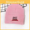 With Knit Hat Shit Show Letters Embroidered For Autumn Winter Warmth Fashion