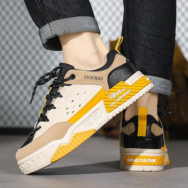 2026 Autumn New Niche Breathable Thick Soled Low Top Trendy Fashion Casual Sports Comfortable Board Shoes for Men 39