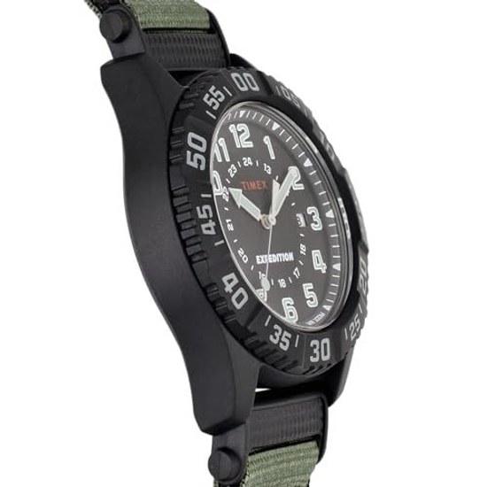 TIMEX Expedition Watch Quartz 10 ATM Water Resistant Plastic Black Dial TW4B26400 Mens