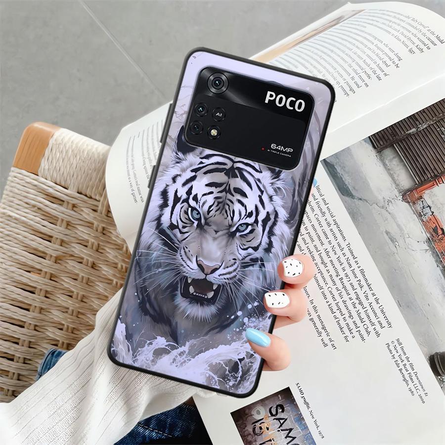 Cool Animal Tiger Lion Horse Funda Phone Cover Case for Xiaomi Poco F8 M3 M4 M7 Pro F1 X3 X4 X5 X7 Pro C75 F3 C71 C50 M5 C61
