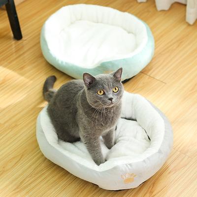 Autumn and Winter Removable and Washable Dog Kennels  Cat Kennels  Round Pet Kennels  Dog Beds  Winter Warm Dog Mats  Pet Supplies