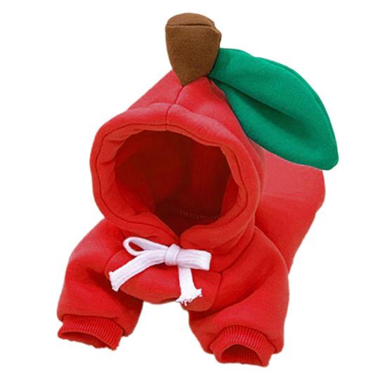 Herbst Winter Karotte Banane Nebel Hund Welpe Kordelzug Kapuzenpullover Haustier Warme Kleidung