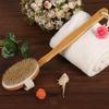 1PC - Wooden Long Handle Detachable Back Rubbing Massage Bath Brush