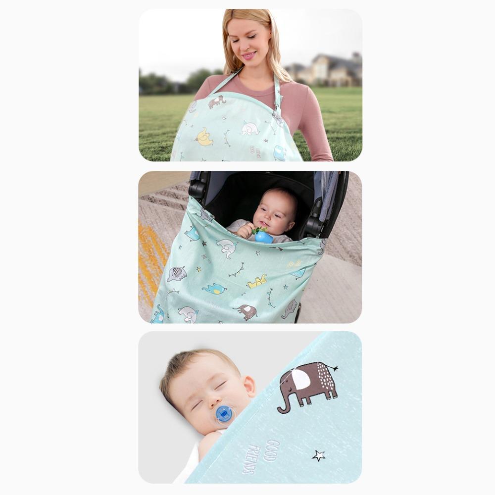 Mesh Outdoor Nursing Towel Cotton Baby Stroller Blanket Breastfeeding Cover  Baby Feeding Supplies