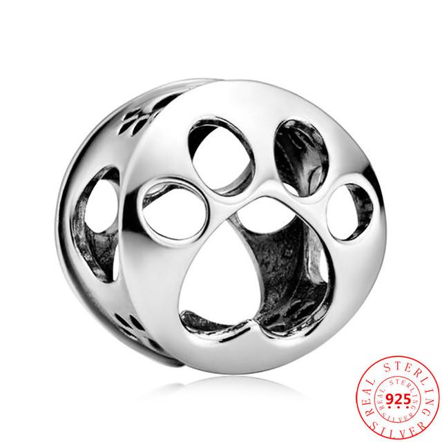 100% argint 925, băieți, fete, pene, pisică, câine, arbore genealogic, mărgele se potrivesc cu brelocuri originale Fasion brățară femei DIY bijuterii fine