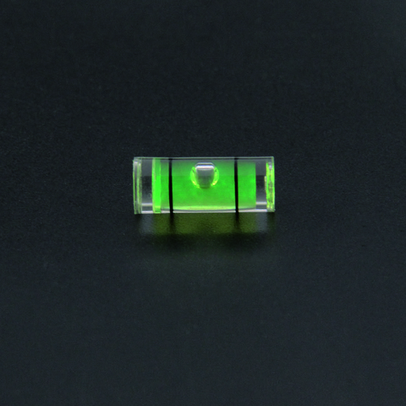 100 Pieces/Lot 6 * 15mm Acrylic Spirit Level Mini Spirit Level Liquid Level Indicator High Precision Horizontal Bubble