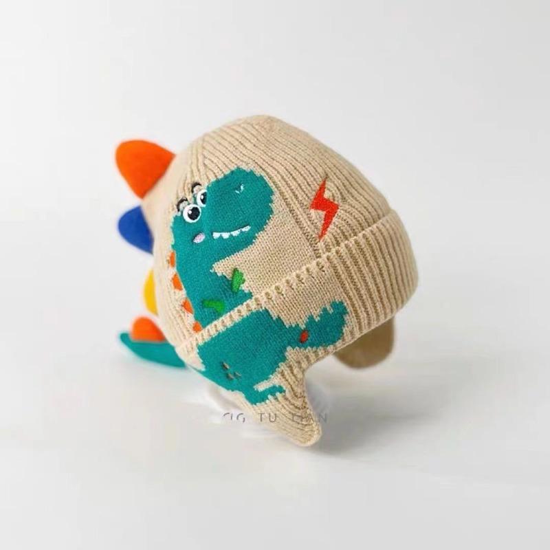 Kinderhüte Herbst und Winter Jungen niedlich super niedlich gestrickte Wollmütze Mädchen winddichte Ohrenschützer Baby verdickte warme Mütze