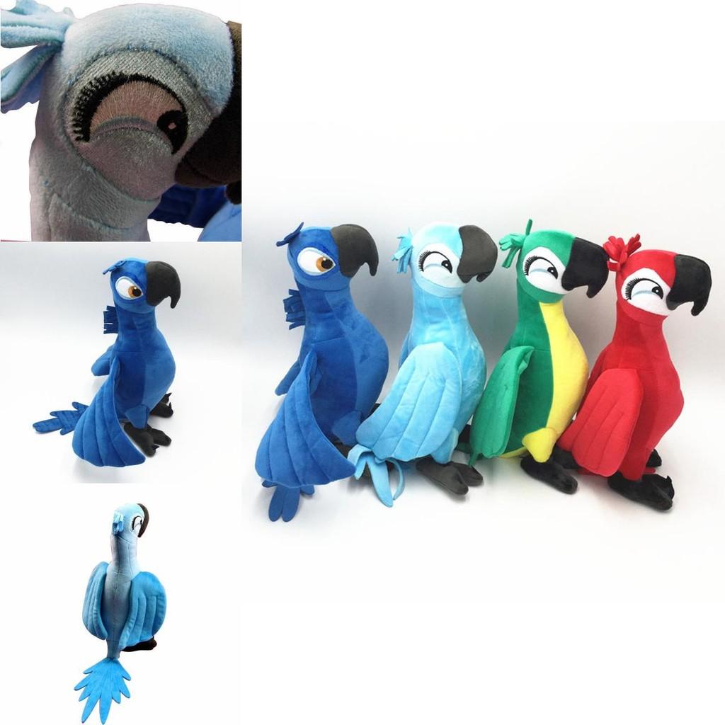 Adorable 30cm Rio Movie Plush Toy Parrot Bird Stuffed Animal Doll Perfect For Kids