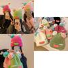 Cute And Funny Cartoon Sausage Mouth Knitted Hat Women Autumn Winter Warm Big Headband