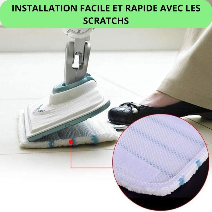 Rectangular Microfiber Cloth for Black and Decker Steam Mop FSM1630, FSM1616, FSM1605, FSMH13E5, FSMH1321 FSMP20 [Pack of 5]