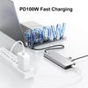8-in-1 M.2 SSD Docking Station with Disk Storage Function USB HUB SATA+NVME USB C HUB 4K30Hz/10Gbps/100W For Laptop Macbook Pro