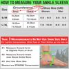 2Pcs Sport Ankle Brace Compression Sleeve Relieves Achilles Tendonitis Plantar Fasciitis Reduces Swelling Foot Arch Support