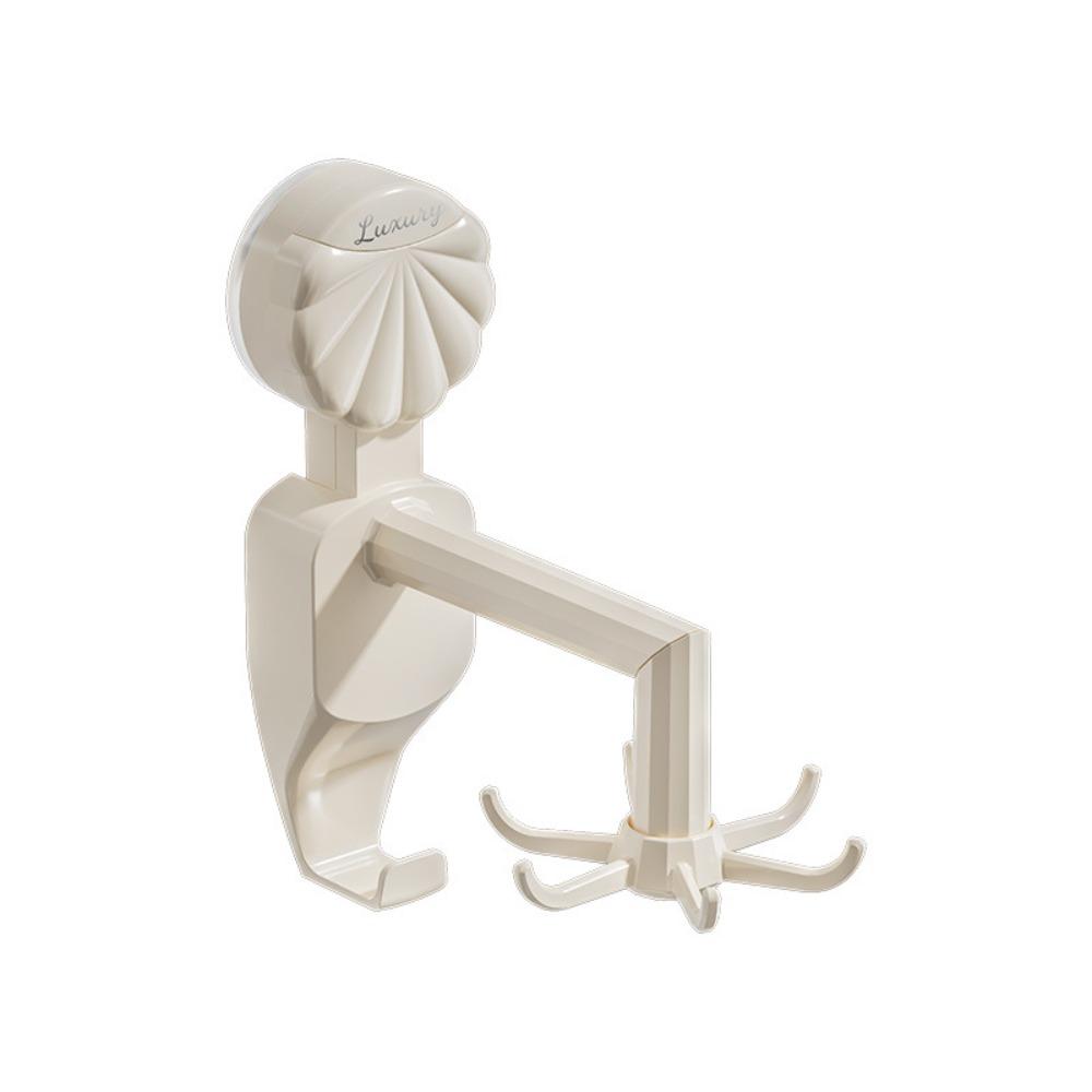 

Прочный крючок с 6 захватами, не оставляющий следов, вращающийся крючок, модная настенная стойка для дома