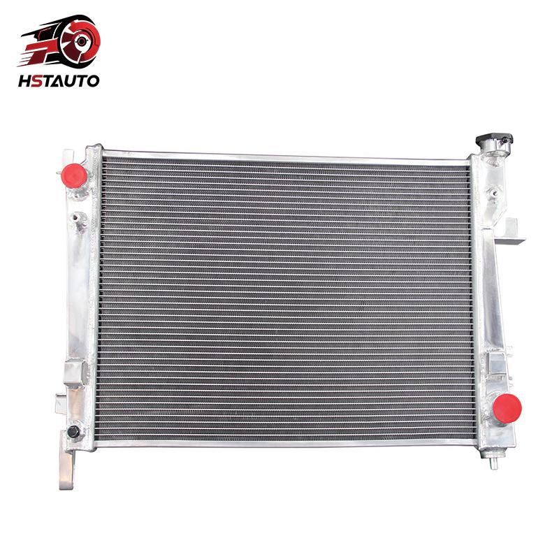 Full Aluminum Radiator For Dodge Ram 1500 2500 3500 4000 3.7L V6 4.7L 5.7L 5.9L V8 2002-2009 3Row Manual Transmission Length 24 серебряный