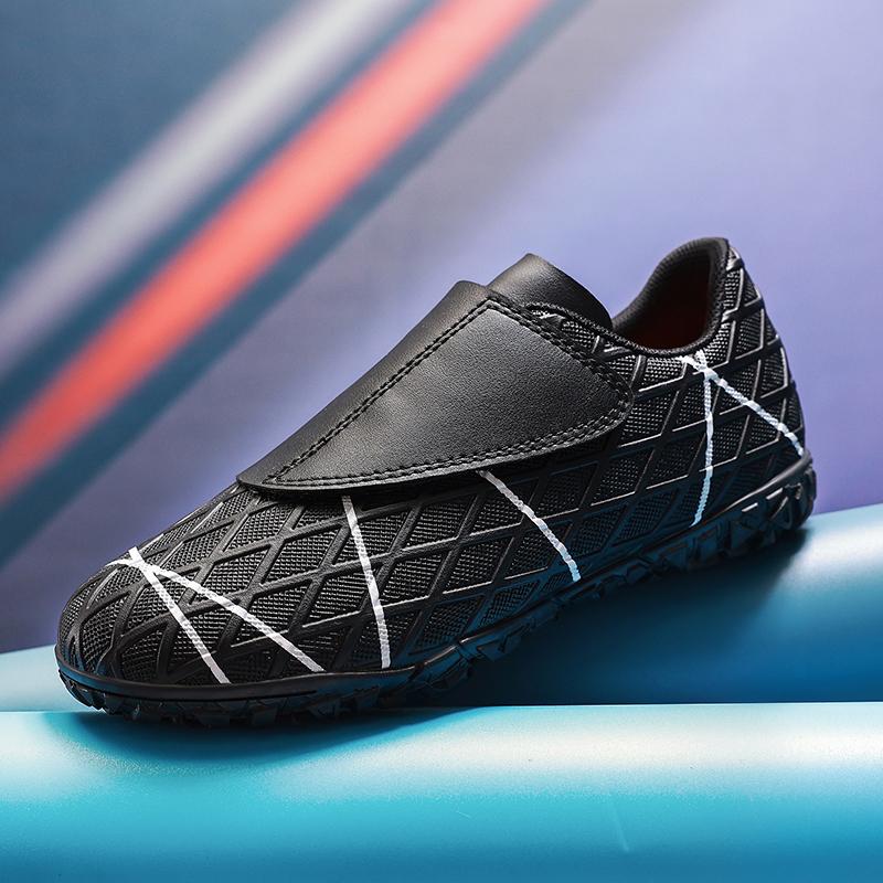 Boys And Girl's Soccer Shoes Men Cleats Comfortable Breathable Non Slip Outdoor Match Training Sport Football Boots Long Spikes