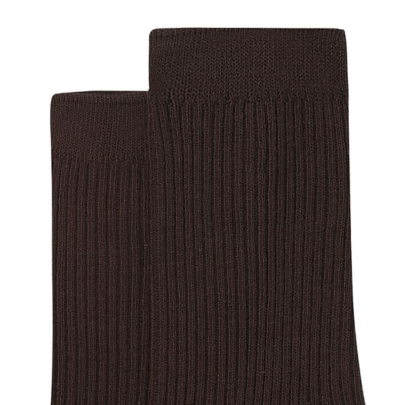 EPT EPT SIDE LOGO SOCKS (BROWN_IVORY)